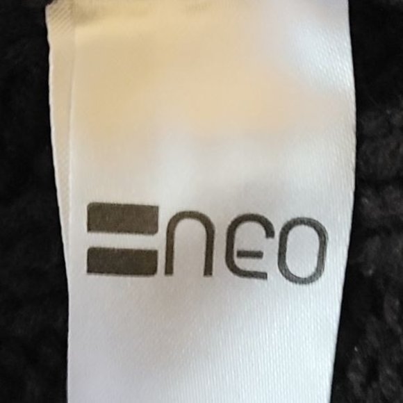 NEO Unisex Cardigan Black Sweater - Picture 3 of 5